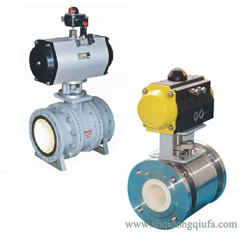 Q641TC氣動陶瓷法蘭球閥